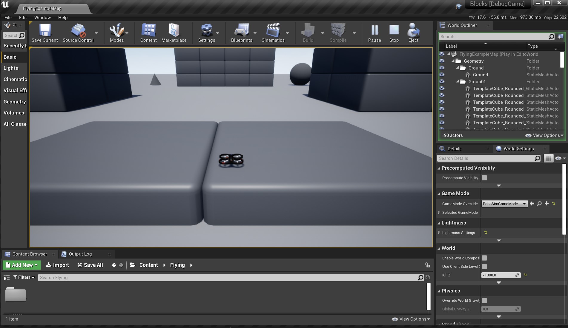 Blocks with simulation in play